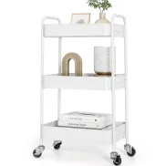 Carrito de 3 niveles para cocina práctico y funcional.