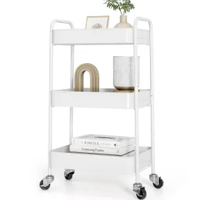 Carrito de 3 niveles para cocina práctico y funcional.
