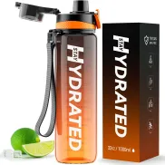 Botella de Agua 1L Mevoly reutilizable en Tritan sin BPA