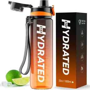 Botella de Agua 1L Mevoly reutilizable en Tritan sin BPA