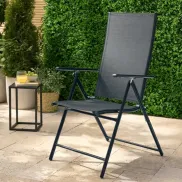 Silla Reclinable de Jardín – Plegable de Acero