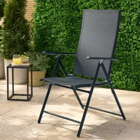 Silla Reclinable de Jardín – Plegable de Acero