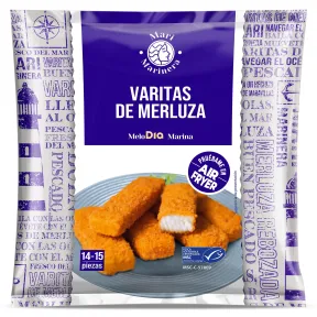 Varitas de merluza Marinera MSC Dia 450 g para Air Fryer