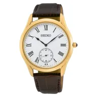 Reloj Dorado Seiko Classic SRK050P1 con Cristal de Zafiro