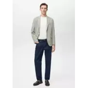 Camisa slim fit de algodón Americana Verner