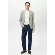 Camisa slim fit de algodón Americana Verner