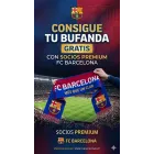 Bufanda FC Barcelona disponible solo para socios premium