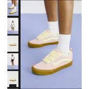 Zapatillas rosa claro Vans KNU SKOOL