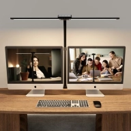 Lámpara LED doble para escritorio