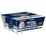 Yogur Danone 0% grasa con proteína stracciatella 4uds 400gr