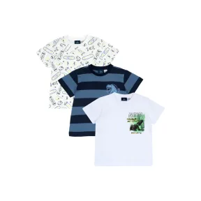 Camisetas de Algodón para Niños, Set de 3, Chicco