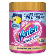 Quitamanchas en Polvo Vanish Gold - Fórmula sin Lejía 960g