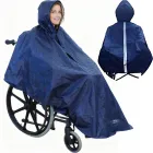 Poncho impermeable reflectante para silla de ruedas - mayores