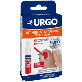 Urgo Rojo: Tratamiento filmogel para hongos en uñas 4 ml