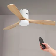 Ventilador de Techo 132 cm con Luz LED y Mando a Distancia