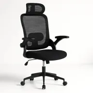 Silla Ergonómica de Oficina con Reposacabezas Ajustable