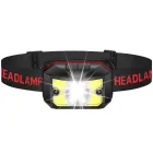 Linterna Frontal LED Recargable, Ajustable y Superbrillante