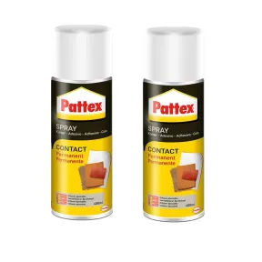 Spray de Cola de Contacto Pattex, 400 ml, Paquete de 2