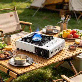 Estufa Portátil de Gas – Compacta para Cocina Exterior y Camping