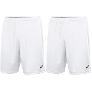 Pantalones Cortos Joma Nobel Hombre, Blanco, Tallas M y L