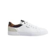 Zapatillas Tribunal De Kenton Pepe Jeans Piel Blanco
