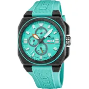 Reloj de hombre Lotus Chrono 189765 azul con correa de caucho