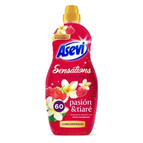 Suavizante Concentrado Asevi Pasión & Tiaré - 60 Lavados