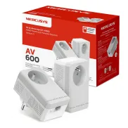 Kit Mercusys MP300P Powerline AV600 con Enchufe Pasante