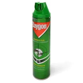 Insecticida Baygon Aerosol - Acción Rápida y Protección 400 m