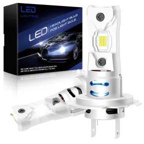 JOSHF H7 LED: 35000LM, 6500K, Ventilador, 2 Pzs