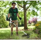 Desbrozadora a gasolina para jardinería eficiente
