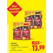 Nescafé soluble: Pack de 2 en Lidl