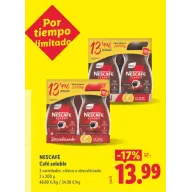 Nescafé soluble: Pack de 2 en Lidl