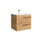 Mueble Yara Salgar de baño con lavabo y 2 cajones