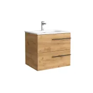Mueble Yara Salgar de baño con lavabo y 2 cajones