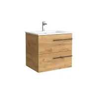 Mueble Yara Salgar de baño con lavabo y 2 cajones