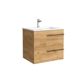 Mueble Yara Salgar de baño con lavabo y 2 cajones