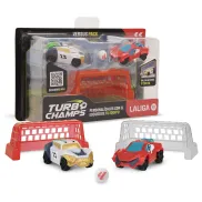 Coches Rojo vs Blanco LaLiga con porterías