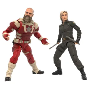 Yelena Belova y Red Guardian de Mwr Marvel Legends