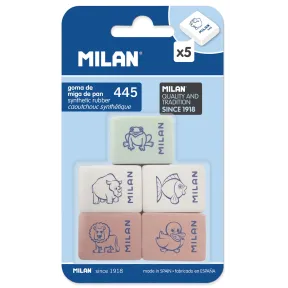 Gomas Rectangulares Infantiles 5 g en Blíster 445 MILAN