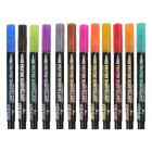 Rotuladores Metálicos de Alcohol: 12 Colores Brillantes