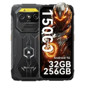 Smartphone Negro Blackview ROCK 1 Pro 8GB 256GB 4G