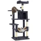 Torre para Gatos Feandrea con 4 Postes y Hamaca