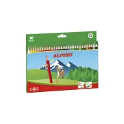 Lápices de Colores Vivos 30 Unidades para Niños - Alpino