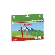 Lápices de Colores Vivos 30 Unidades para Niños - Alpino