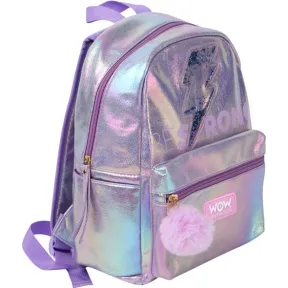 Mochila Wow en Plateado