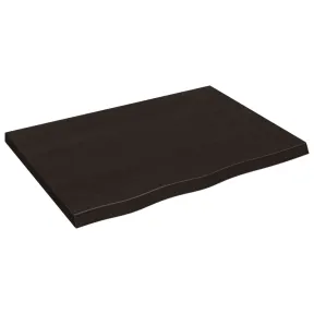 Estante de Madera de Roble Natural para Pared 80x60 cm