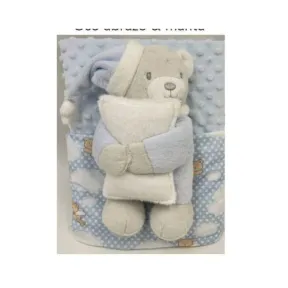 Manta Suave con Bodoques y Oso para Bebés