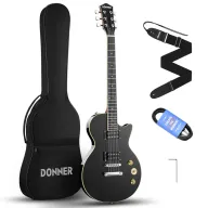 Kit de Guitarra Eléctrica LP de 39" Donner DLP-124B negra
