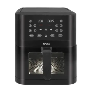 Freidora digital de aire Jocca 8 L, 10 programas, 1800 W